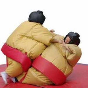 2 costumes de sumo adultes