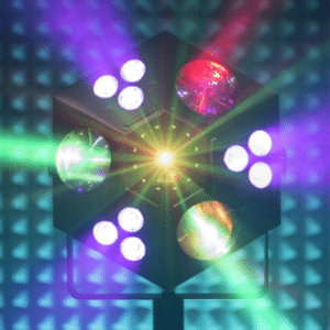 Projecteur multi-effets avec laser