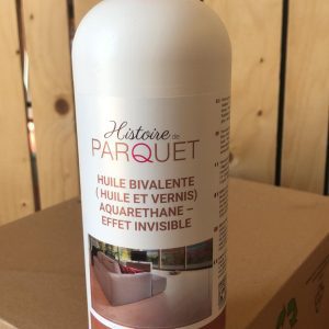 Huile bivalente incolore pour bois 1L (parquet, plancher, escalier)