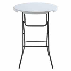 Table haute bar, mange debout Ø 80 cm, hauteur 110 cm (15 disponibles)