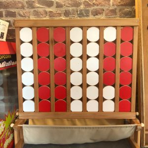 Jeu en bois, Puissance 4 géant (90cm de hauteur)