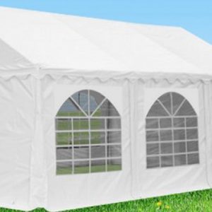 Tonnelle, tente de réception 4 x 6 m blanche 500gr/m2