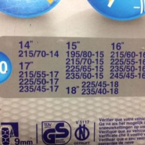 Chaine à neige Norauto 100 - 9 mm 057P027